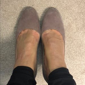 Sergio Rossi suede purple heel!